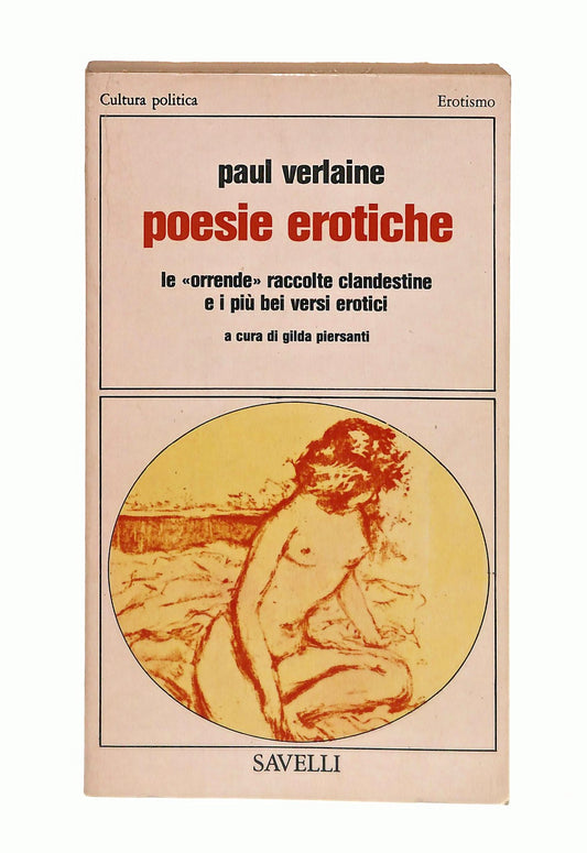 EBOND Poesie Erotiche Paul Verlaine Savelli 1979 Libro LI047913