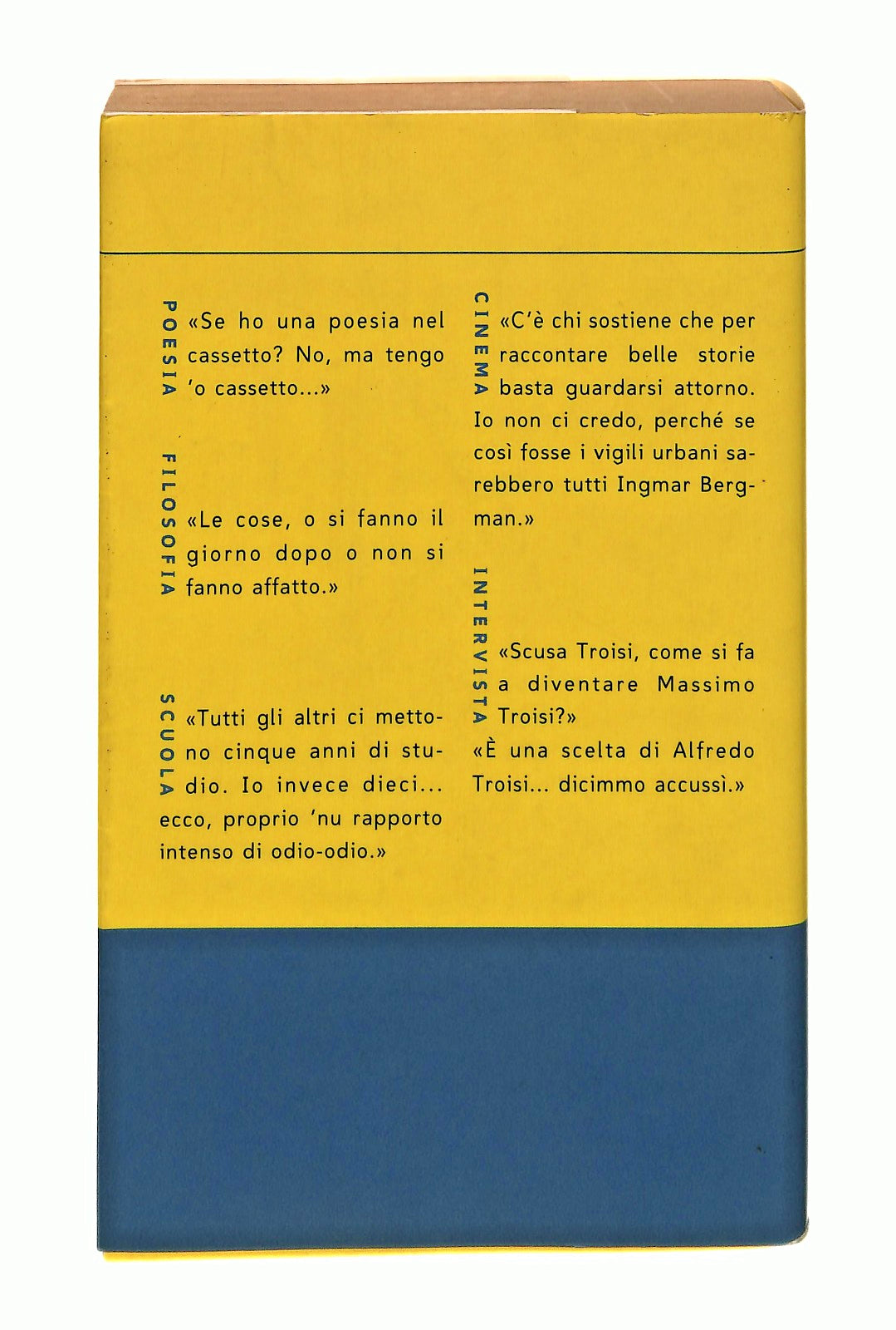 EBOND Il Mondo Intero Proprio Massimo Troisi Mondadori Libro LI048003