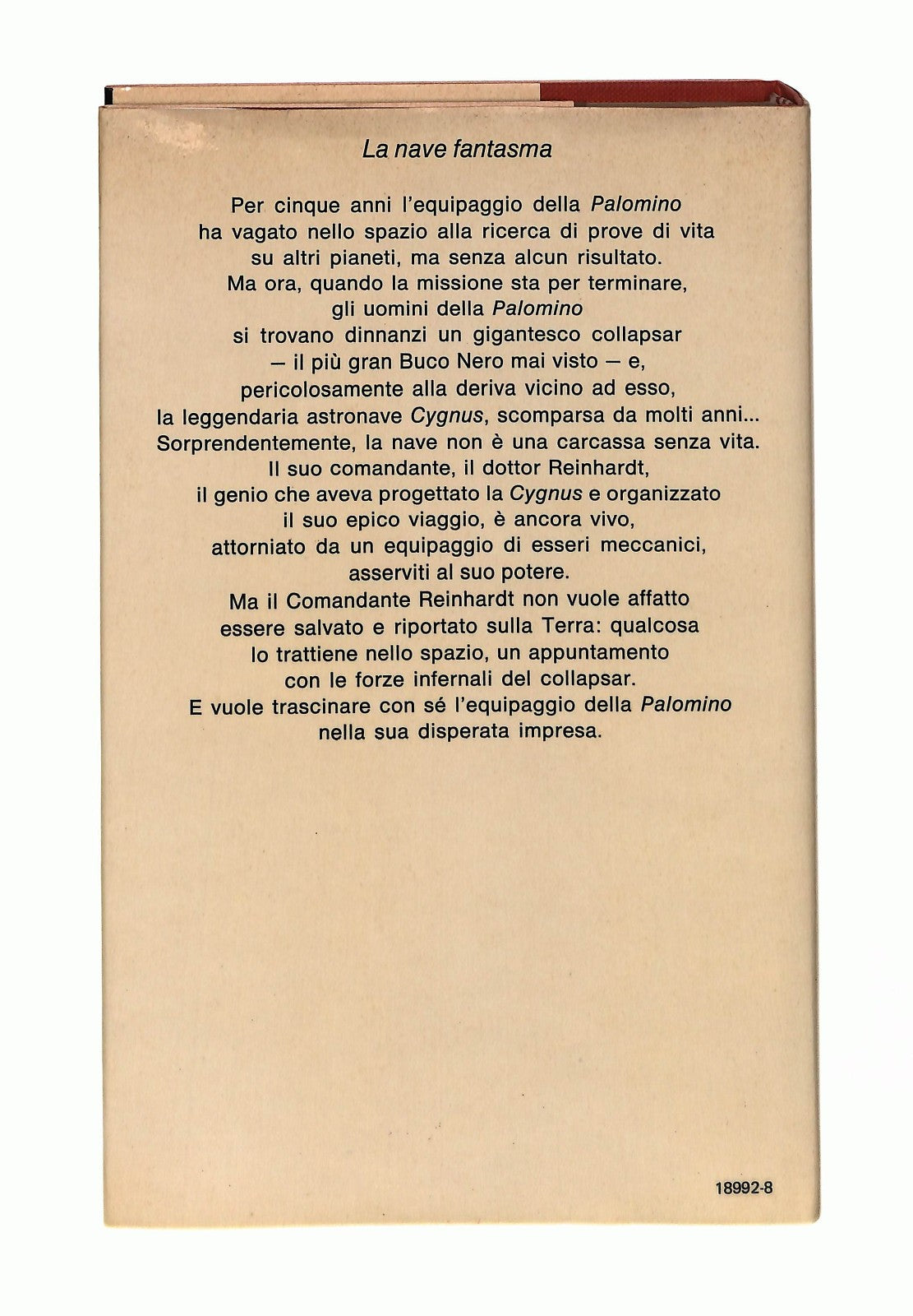 EBOND The Black Hole Alan Dean Foster Mondadori 1980 Libro LI048104