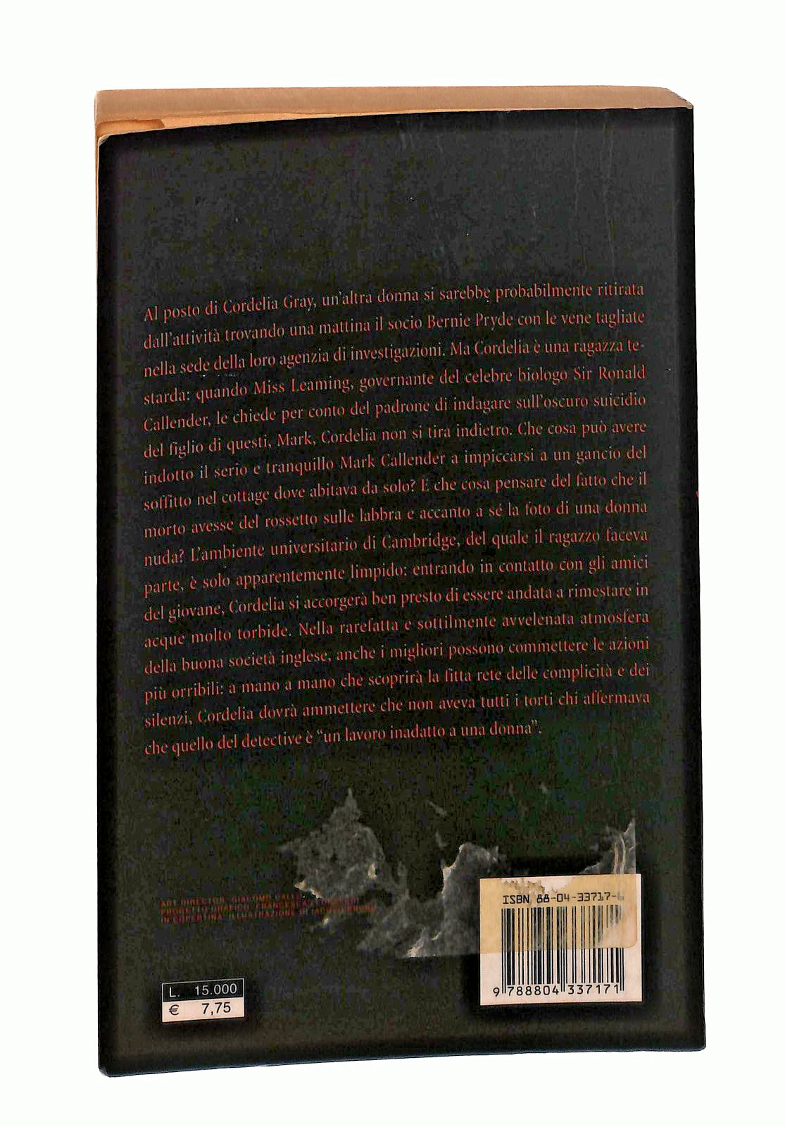 EBOND Un Lavoro Inadatto a Una Donna P D James Mondadori Libro LI048105