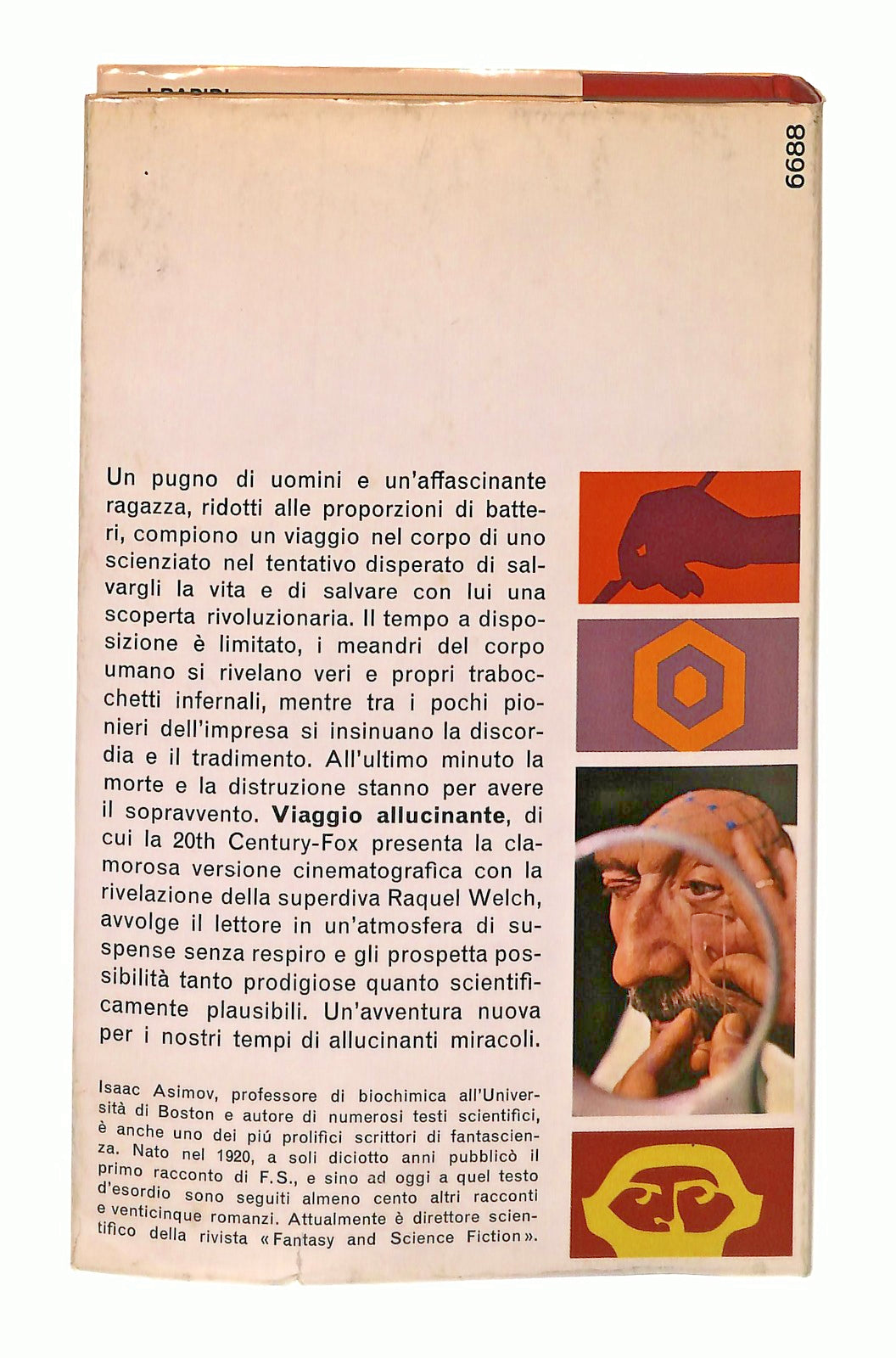 EBOND Viaggio Allucinante Isaac Asimov I Rapidi Mondadori 1966 Libro LI048111