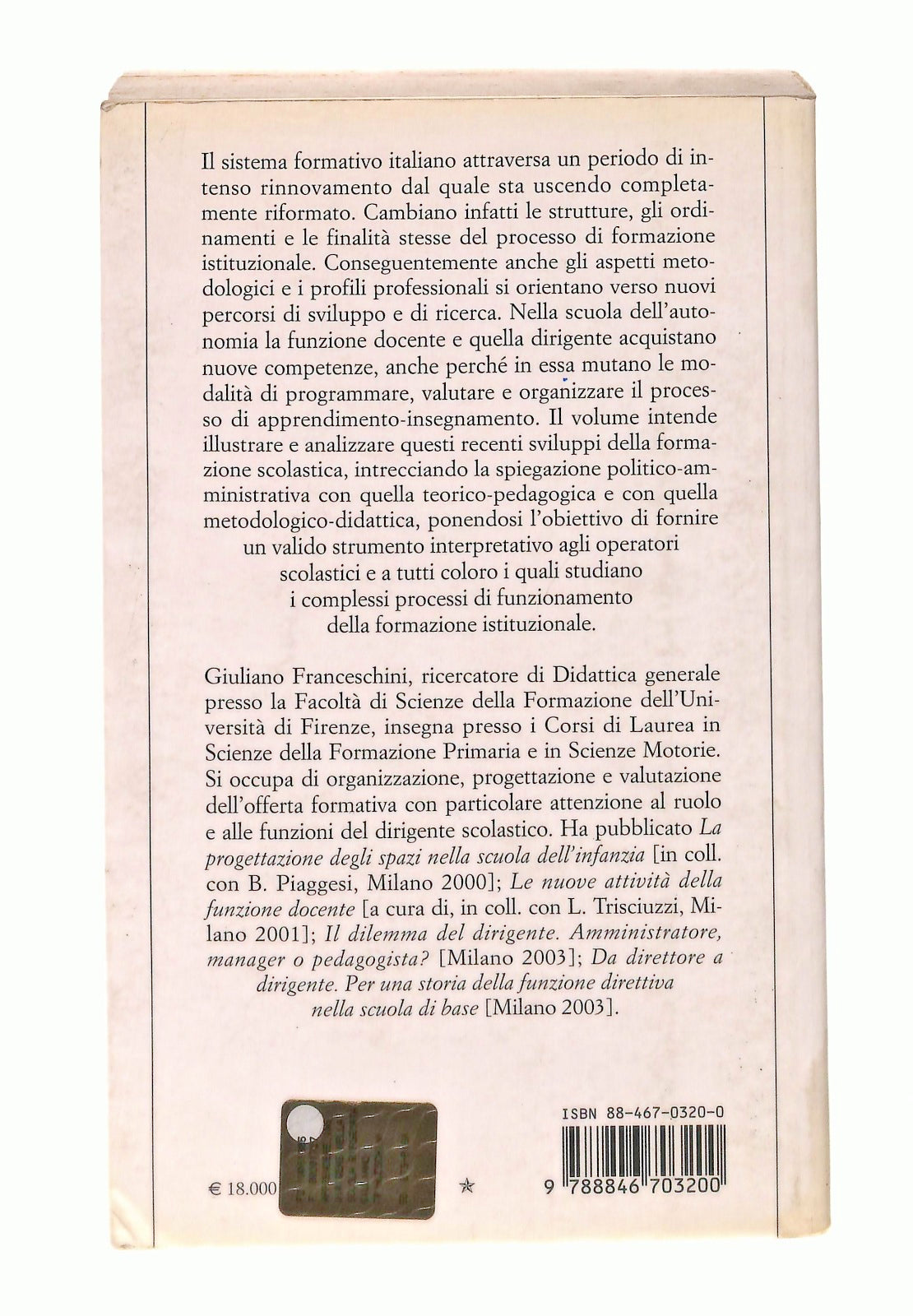 EBOND Apprendere Insegnare Dirigere Nella Scuola Riformata Ets Libro LI048114