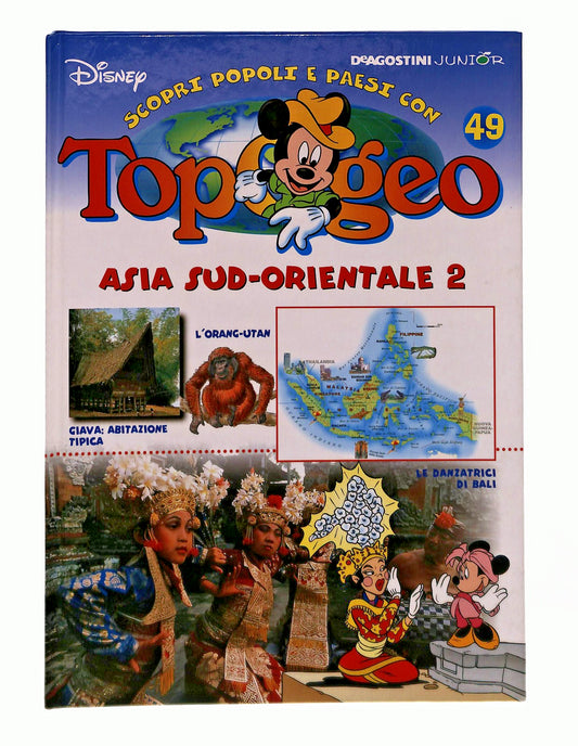 EBOND Topogeo 49 Asia Sud Orientale 2 Disney Deagostini Junior Libro LI048138