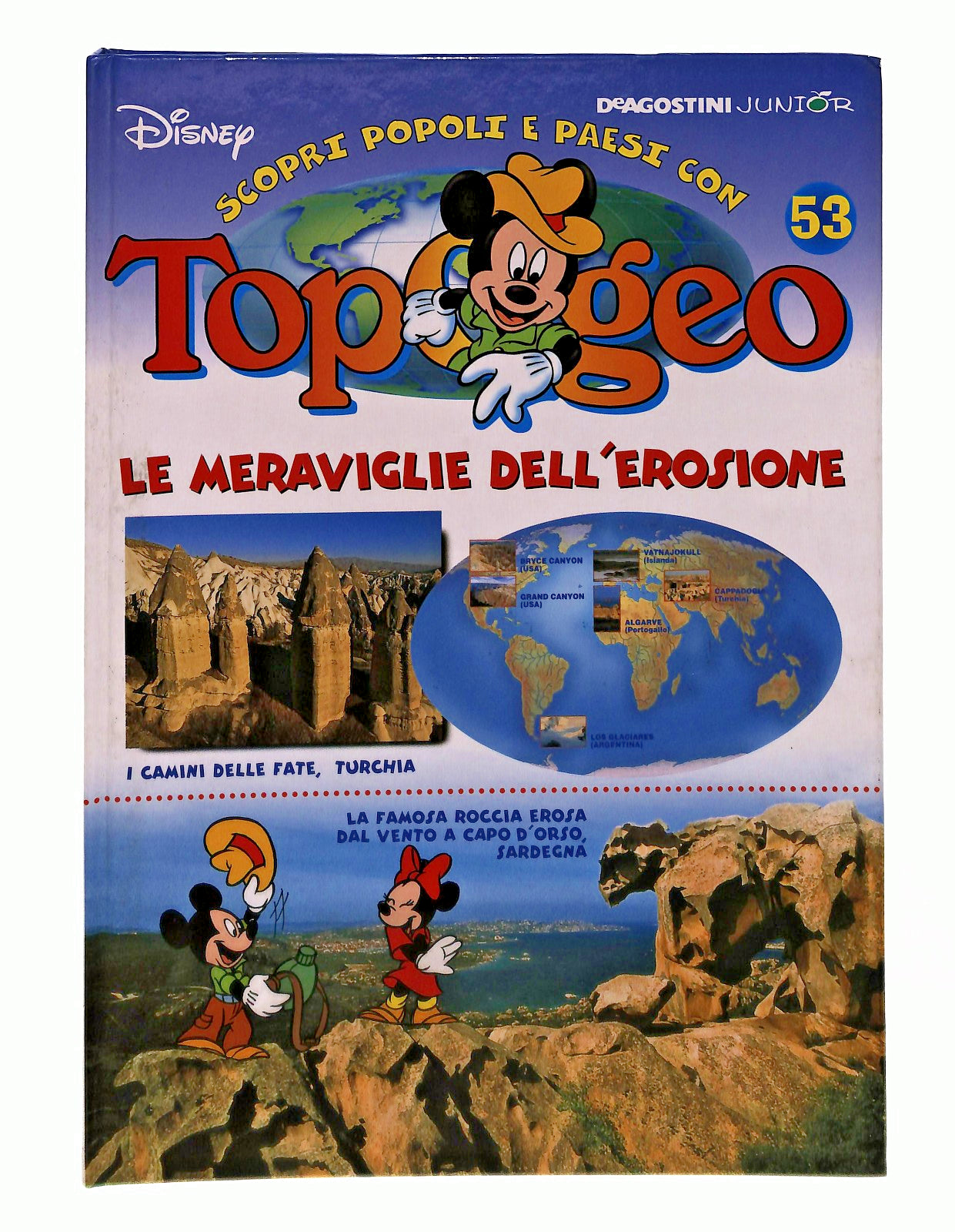EBOND Topogeo 53 Le Meraviglie Dell Erosione Disney Deagostini Libro LI048140