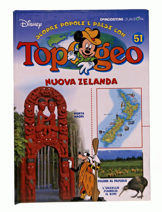 EBOND Topogeo 51 Nuova Zelanda Disney Deagostini Junior Libro LI048142