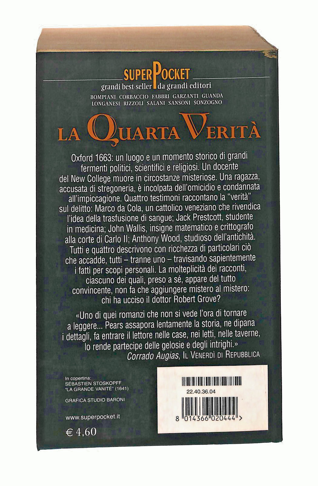 EBOND La Quarta Verita Iain Pears Superpocket Libro LI048145
