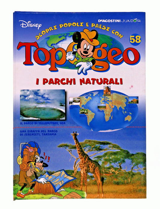 EBOND Topogeo 58 I Parchi Naturali Disney Deagostini Junior Libro LI048153