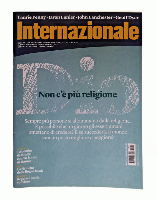 EBOND Internazionale n 1059 2014 Dio Non c e Piu Religione Libro LI048184