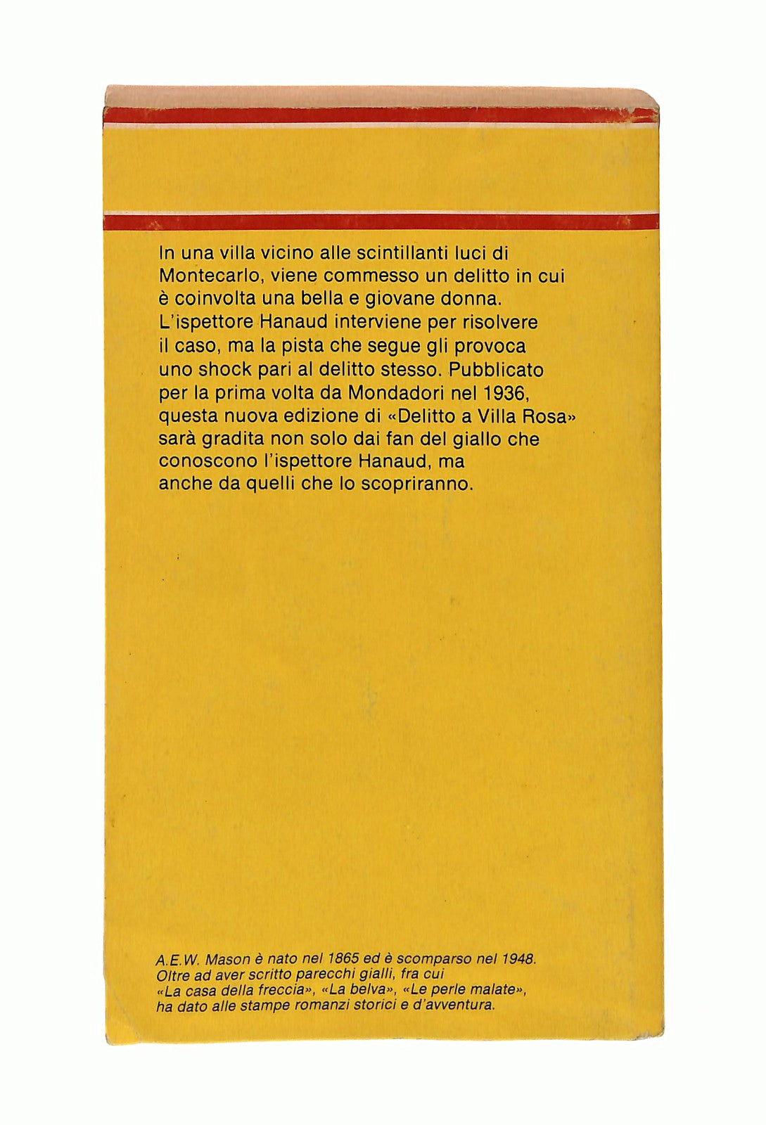 EBOND Delitto a Villa Rosa Mason Mondadori 1982 Libro LI048273