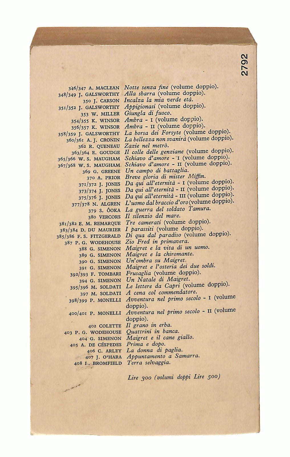 EBOND La Grande Pioggia Vol Ii Louis Bromfield Mondadori 1964 Libro LI048338