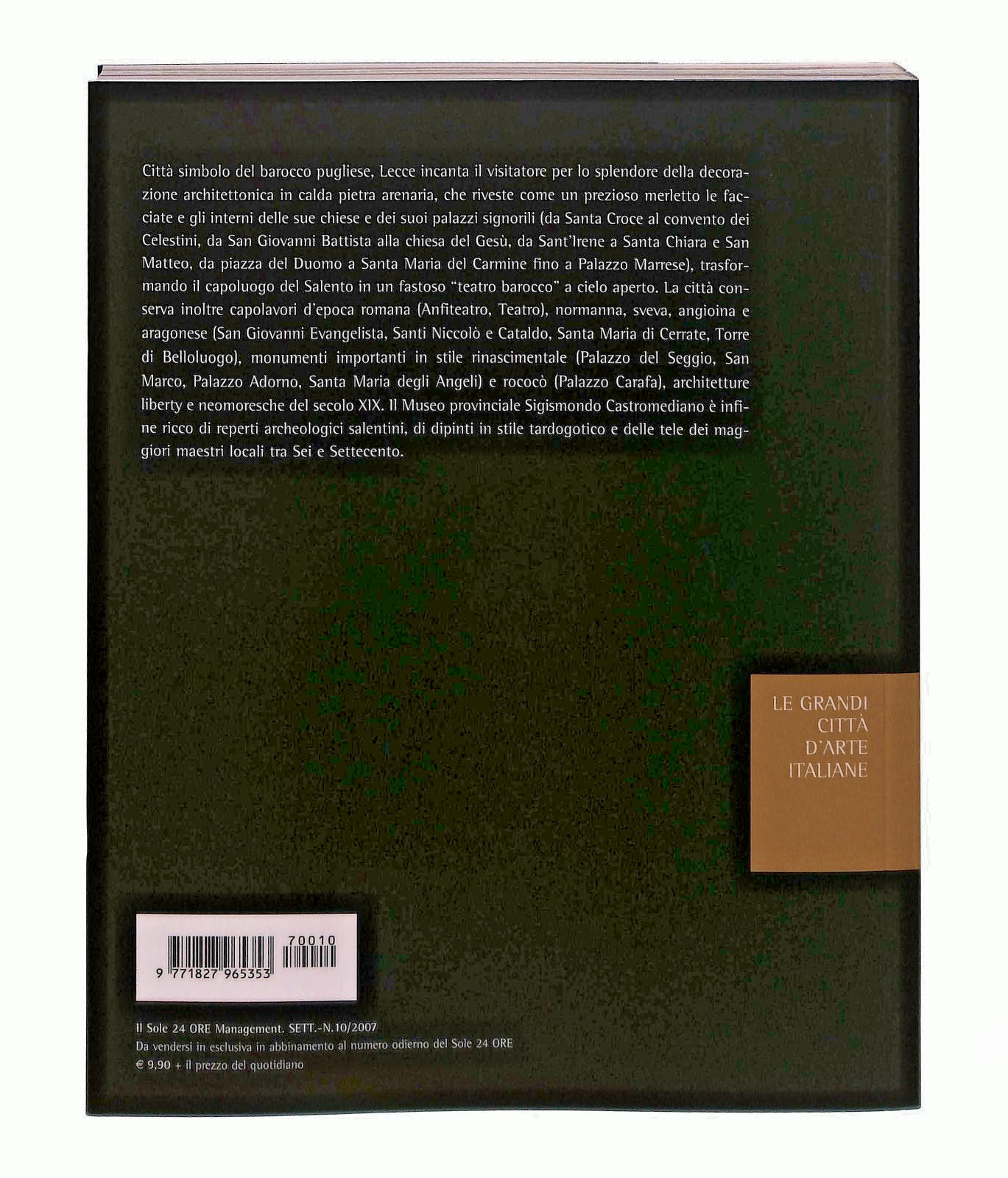 EBOND Lecce Le Grandi Citta d Arte Italiane Il Sole Electa ConLibro LI048362