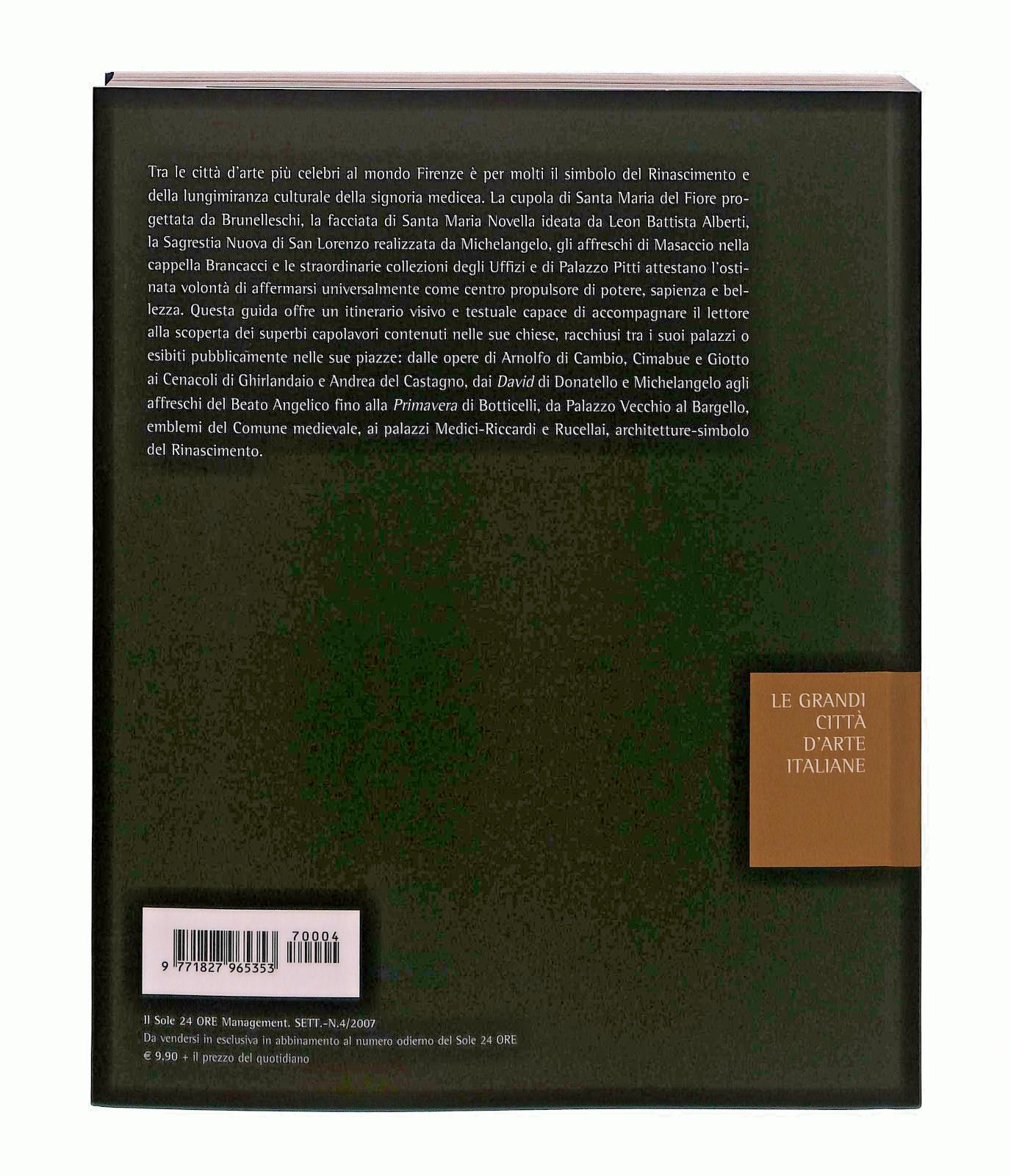 EBOND Firenze Grandi Citta d Arte Italiane Il Sole Electa ConLibro LI048367