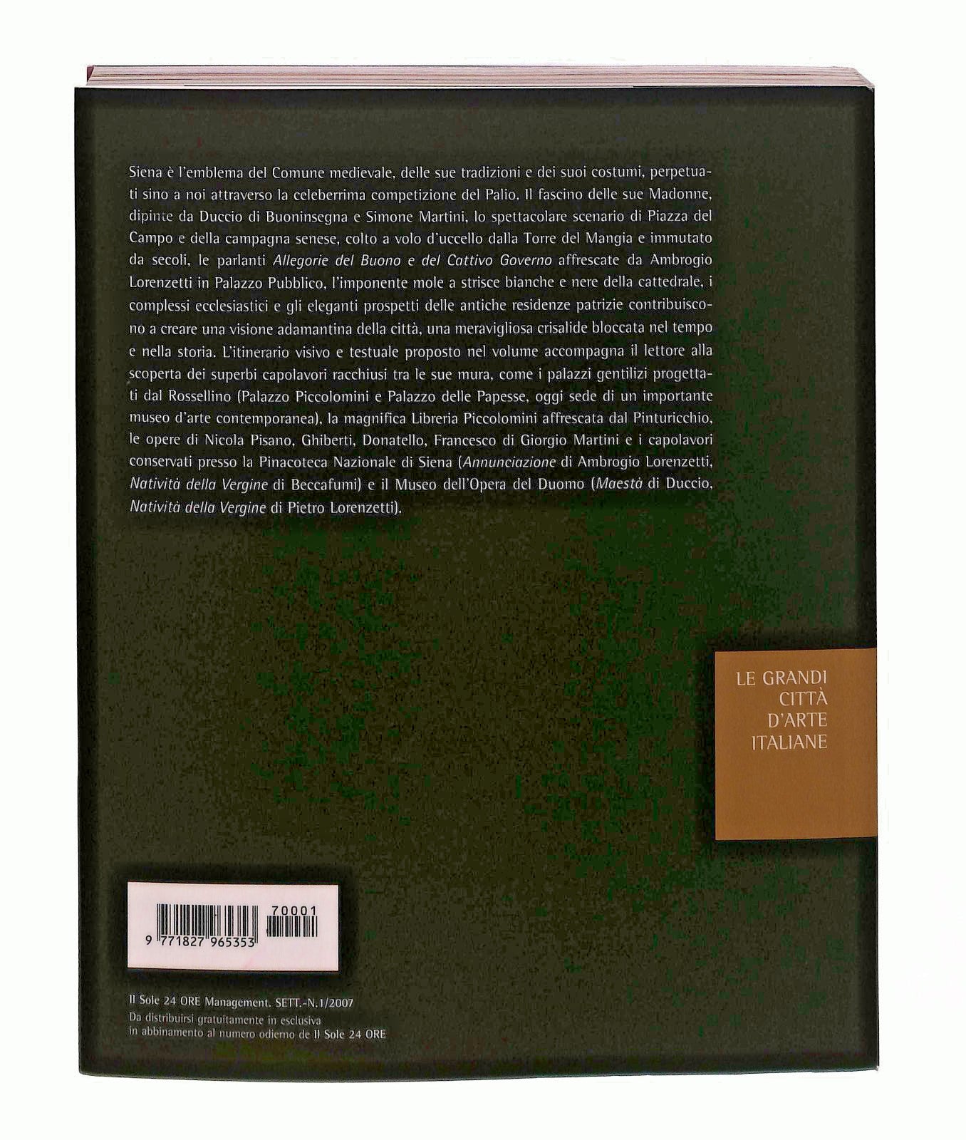 EBOND Siena Le Grandi Citta d Arte Italiane Il Sole Electa ConLibro LI048369