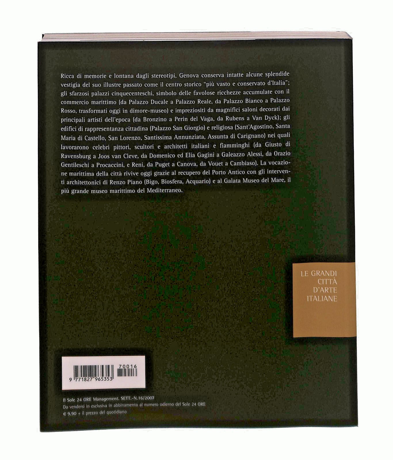 EBOND Genova Grandi Citta d Arte Italiane Il Sole Electa ConLibro LI048371