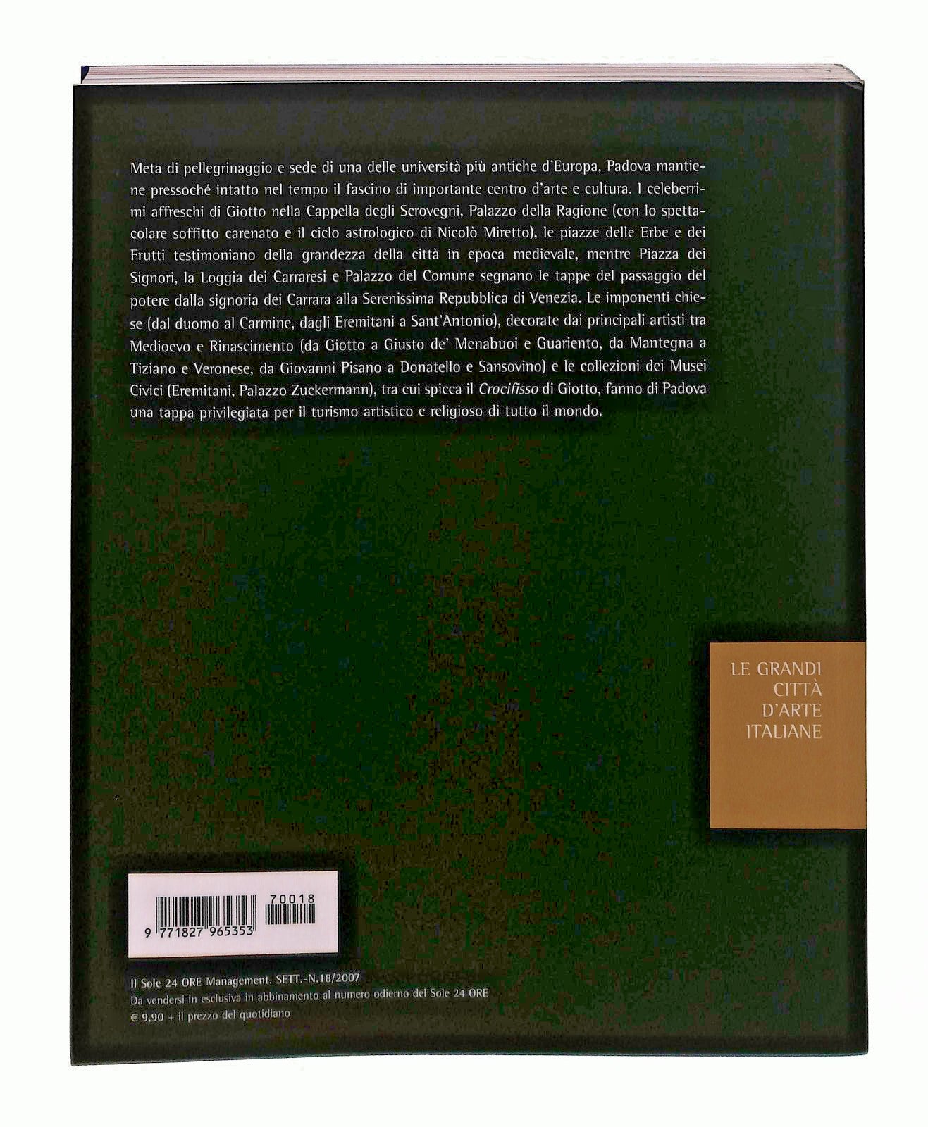 EBOND Padova Grandi Citta d Arte Italiane Il Sole Electa ConLibro LI048374