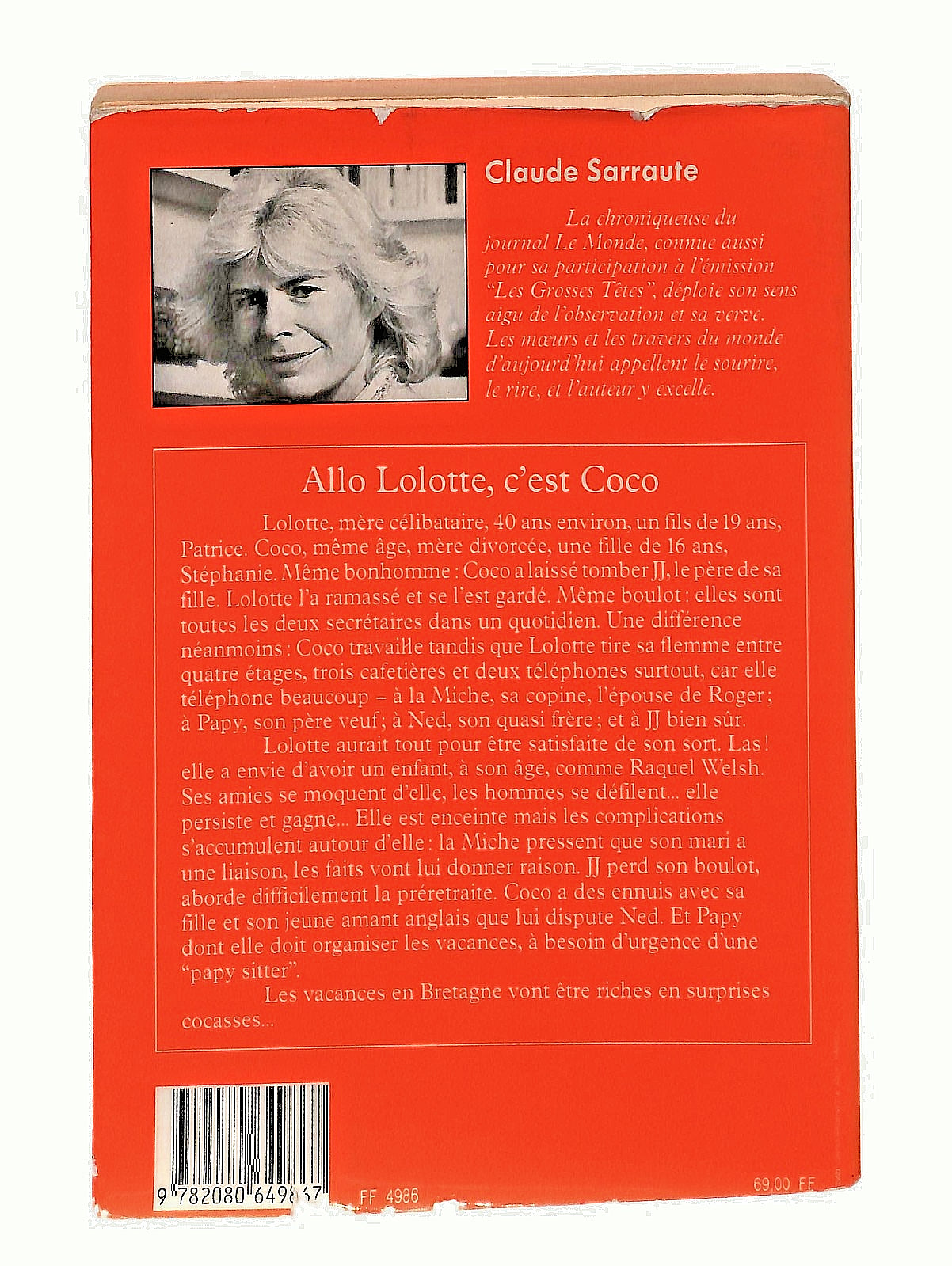 EBOND Allo Lolotte c Est Coco Sarraute Flammarion In Francese Libro LI048387