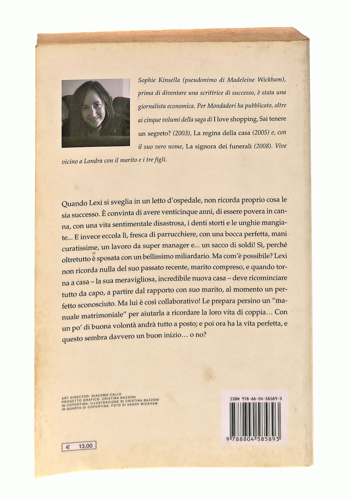 EBOND Ti Ricordi Di Me Sophie Kinsella Mondadori Libro LI048405