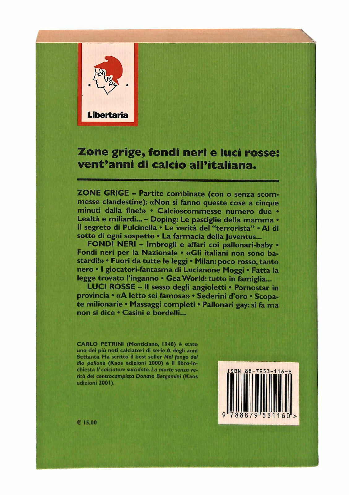 EBOND I Pallonari Carlo Petrini Kaos Libro LI048411