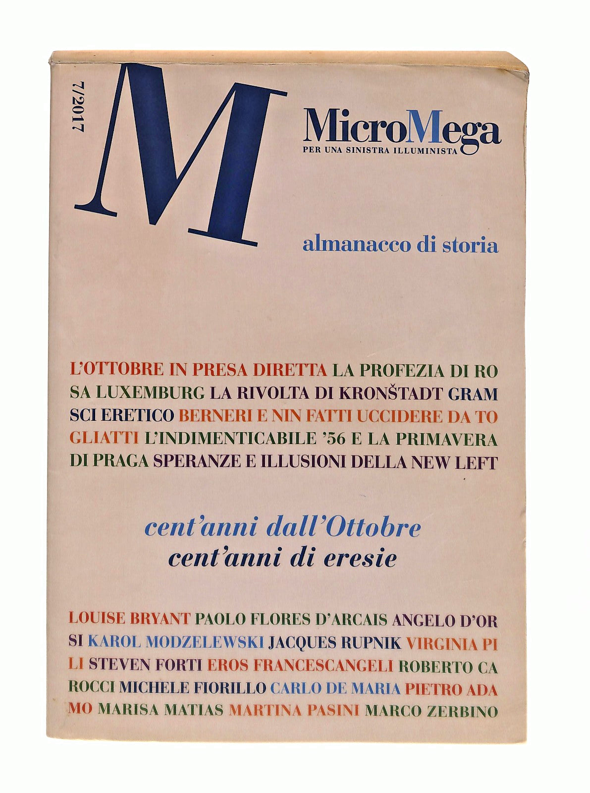 EBOND Almanacco Di Storia Micromega 7 2017 Libro LI048480