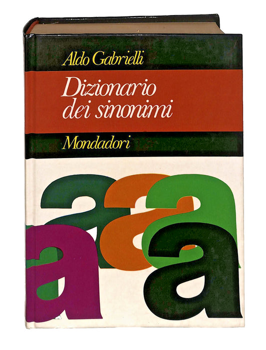 EBOND Dizionario Dei Sinonimi Aldo Gabrielli Mondadori 1971 Libro LI048484