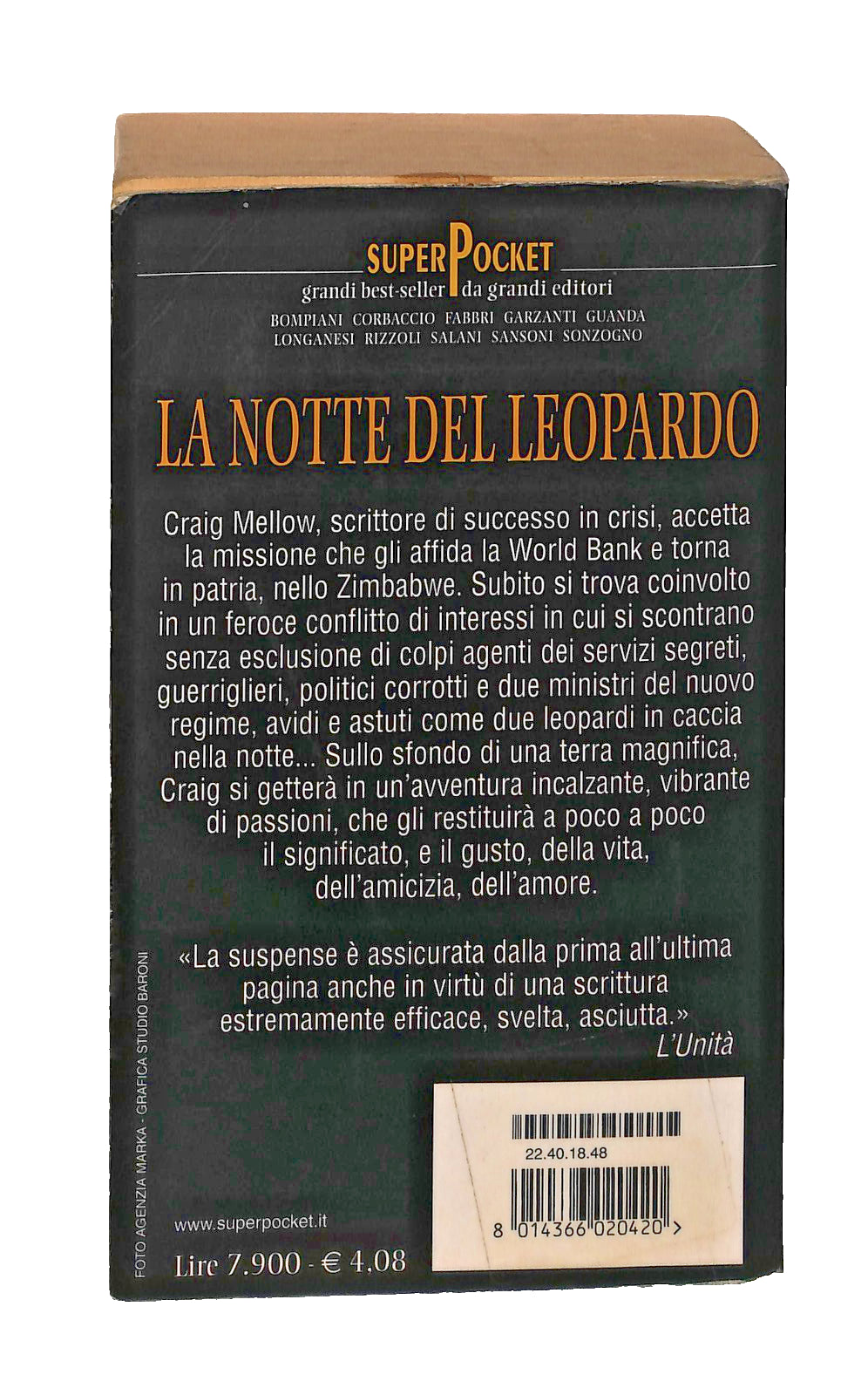 EBOND La Notte Del Leopardo Wilbur Smith Superpocket 2001 Ibro Libro LI048531