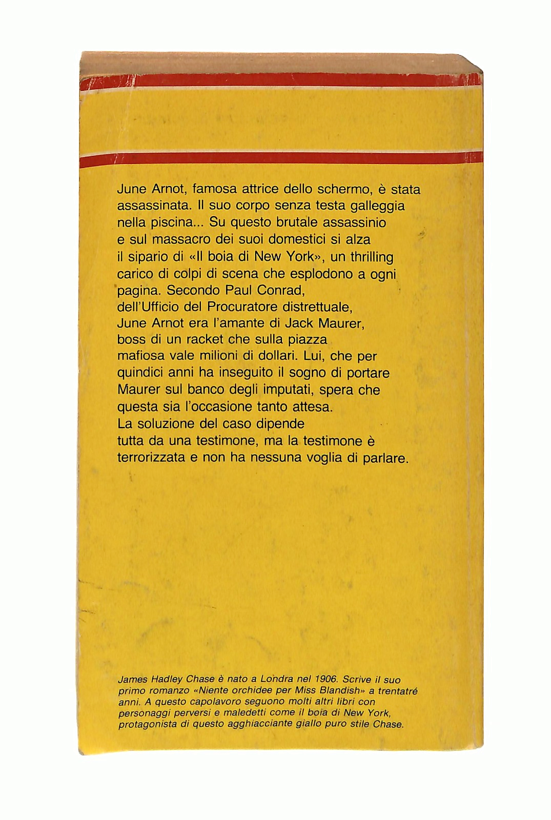 EBOND Il Boia Di New York J H Chase Classici Del Giallo Mondadori Libro LI048615