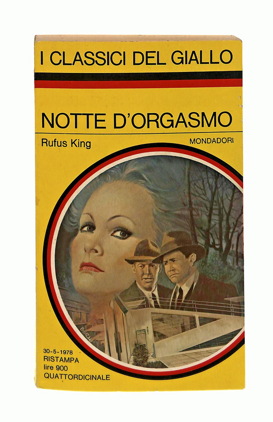 EBOND Notte d Orgasmo R King I Classici Del Giallo Mondadori 1978 Libro LI048619