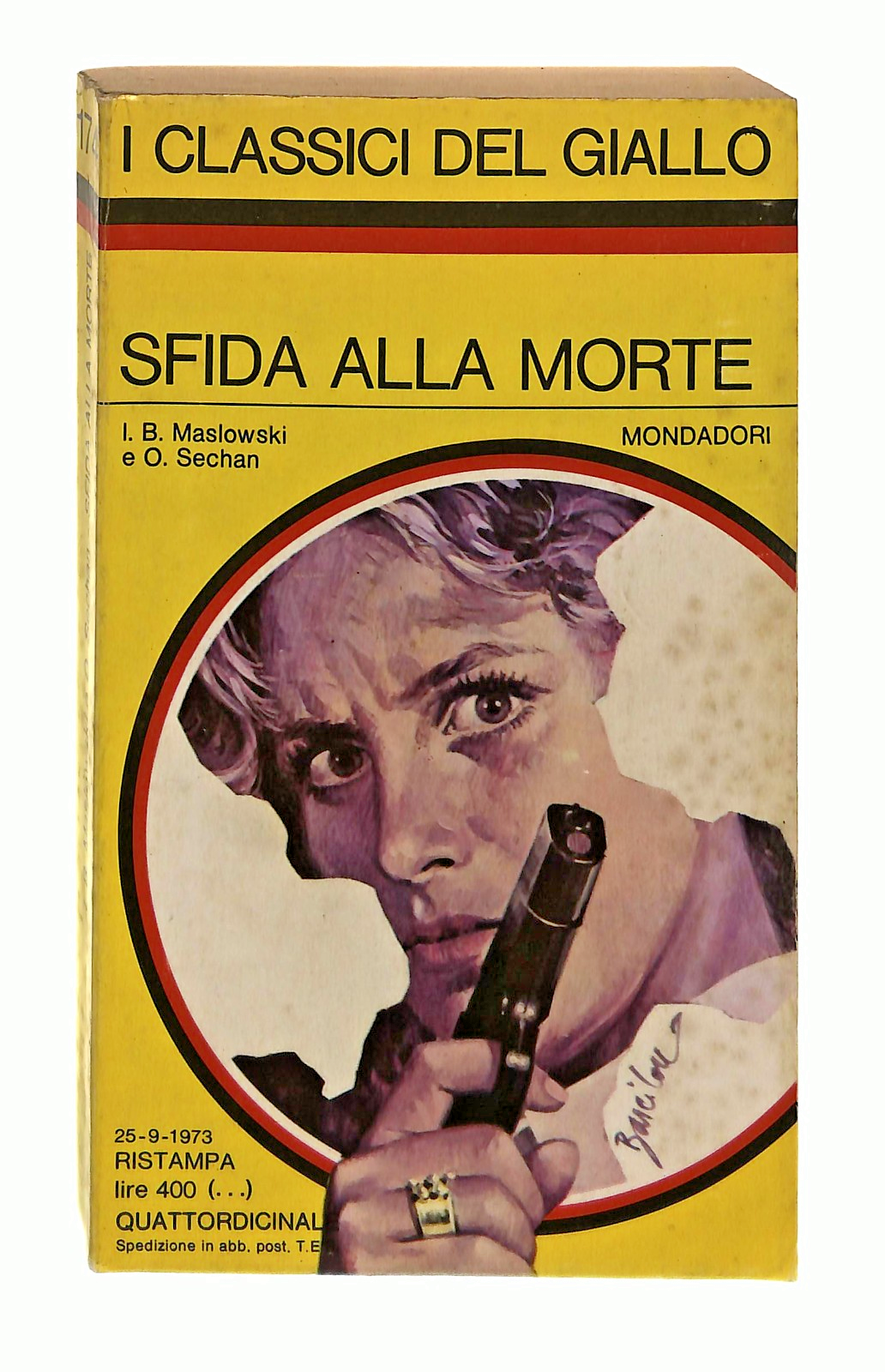 EBOND Sfida Alla Morte Maslowski Sechan Giallo Mondadori Libro LI048627