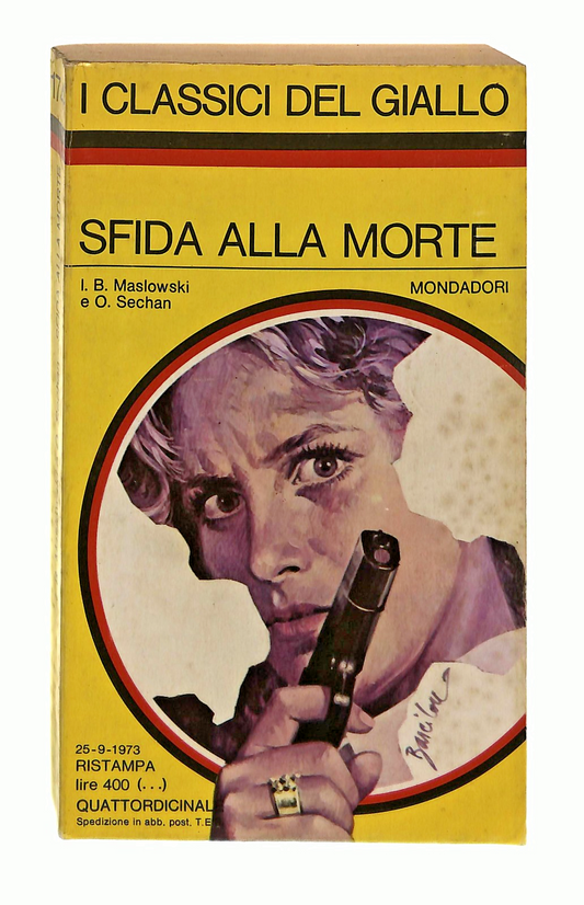 EBOND Sfida Alla Morte Maslowski Sechan Giallo Mondadori Libro LI048627