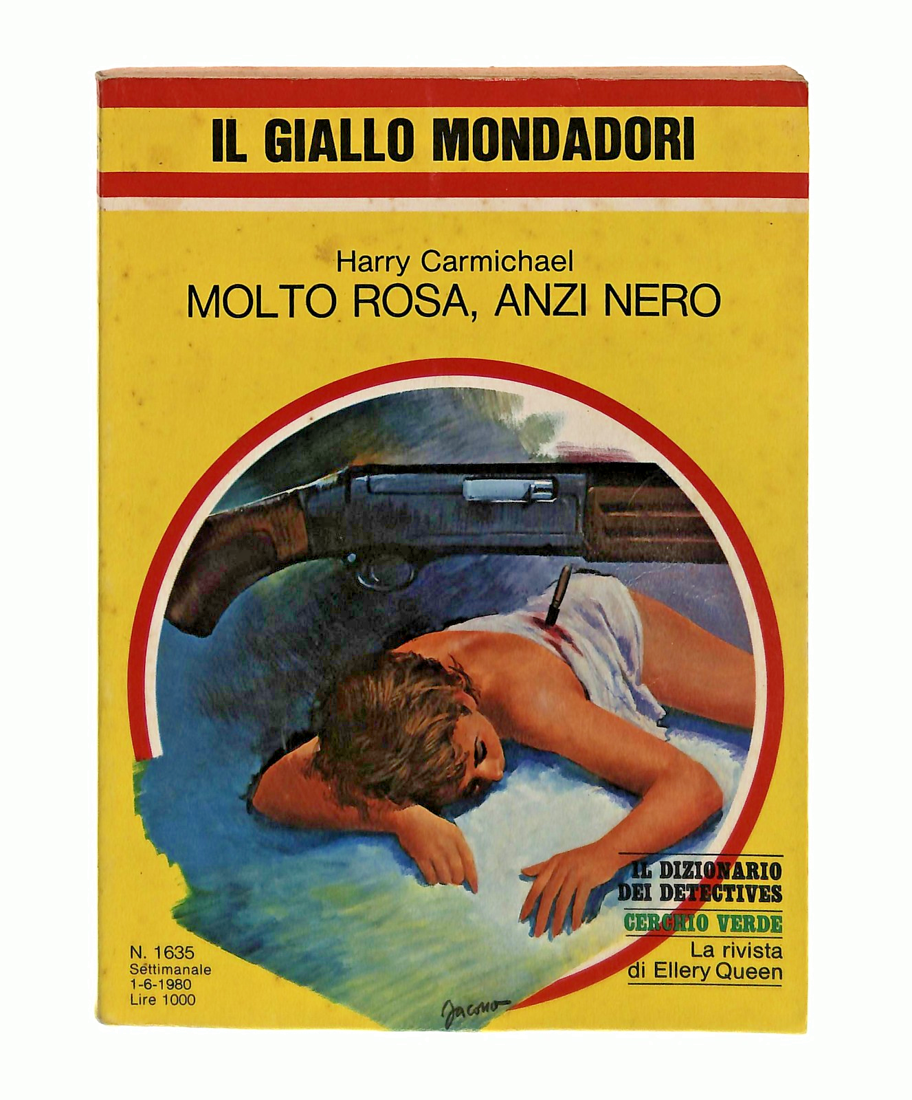 EBOND Molto Rosa Anzi Nero H Carmichael Il Giallo Mondadori 1980 Libro LI048652