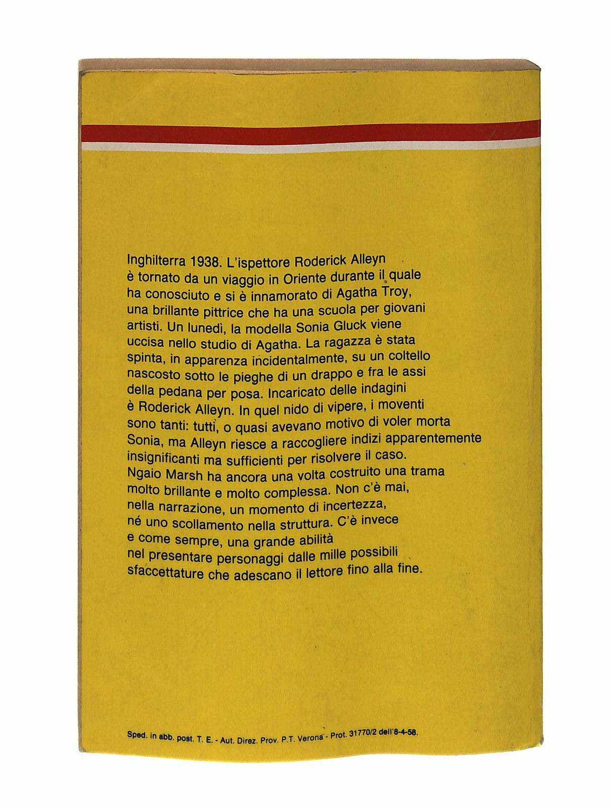 EBOND Artisti In Delitto Ngaio Marsh Il Giallo Mondadori 1992 Libro LI048655