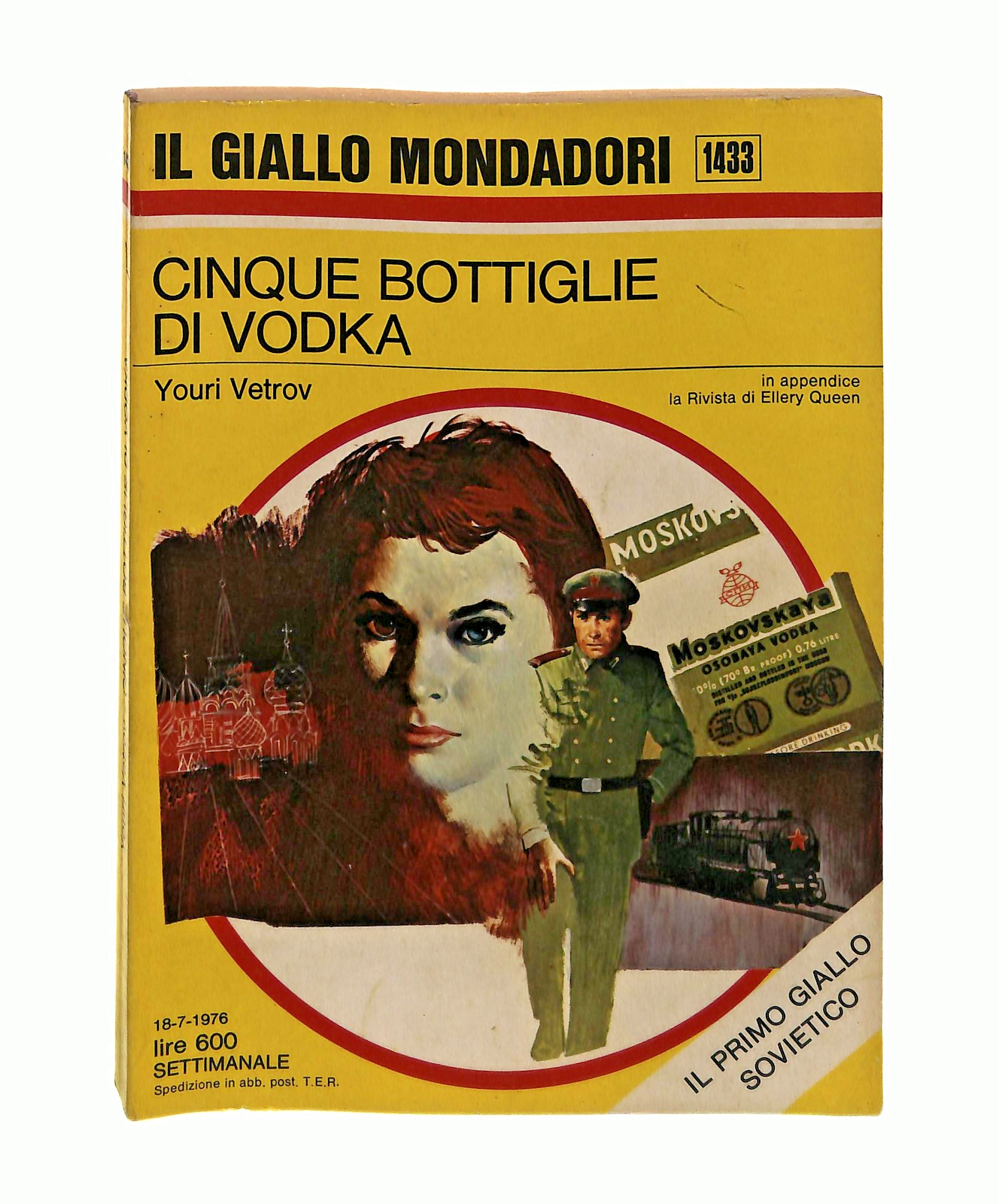 EBOND Cinque Bottiglie Di Vodka Vetrov Il Giallo Mondadori 1976 Libro LI048659