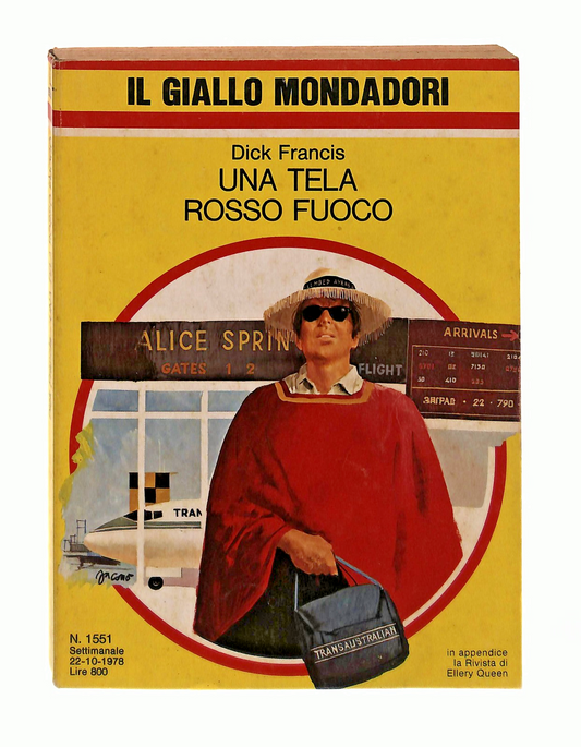 EBOND Una Tela Rosso Fuoco Dick Francis Il Giallo Mondadori 1978 Libro LI048664