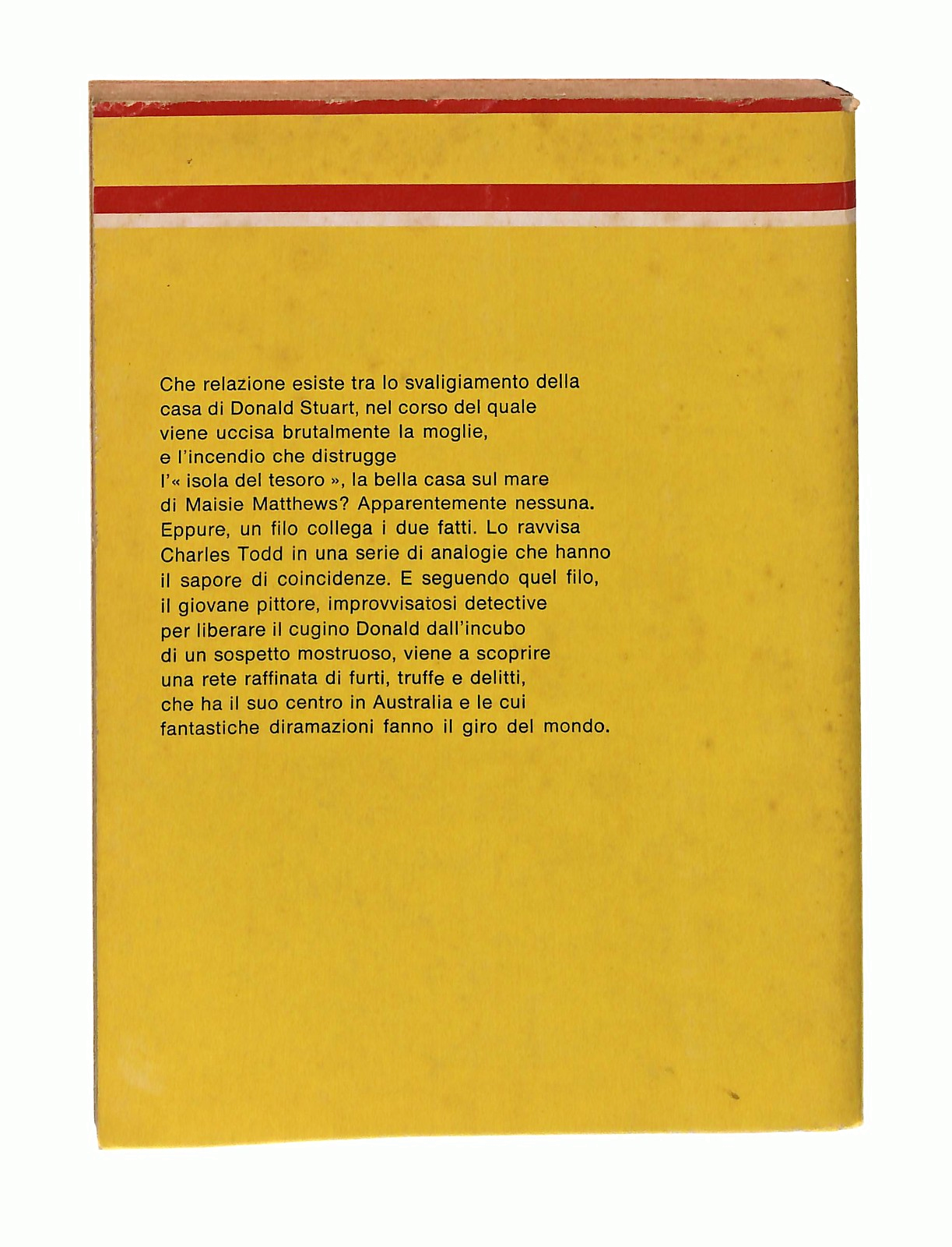 EBOND Una Tela Rosso Fuoco Dick Francis Il Giallo Mondadori 1978 Libro LI048664