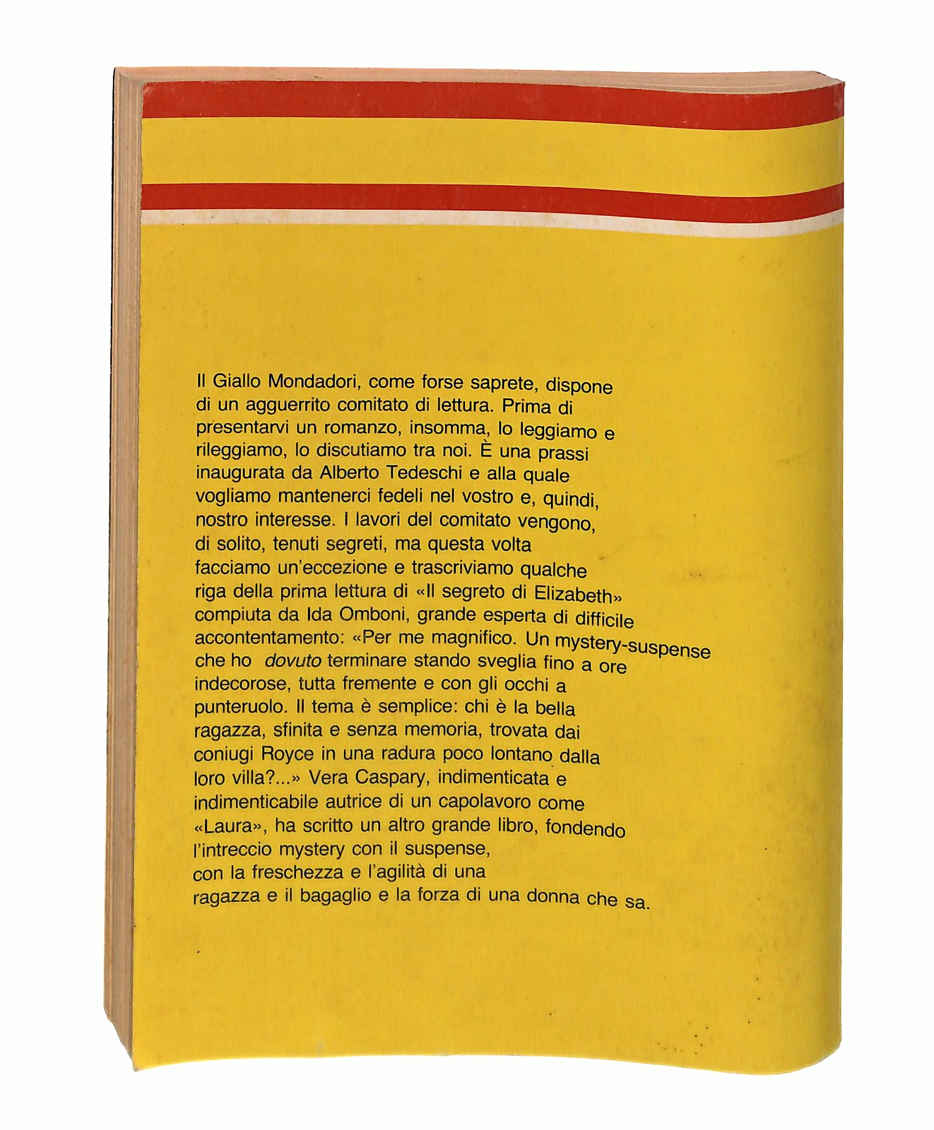 EBOND Il Segreto Di Elizabeth V Caspary Il Giallo Mondadori 1980 Libro LI048666