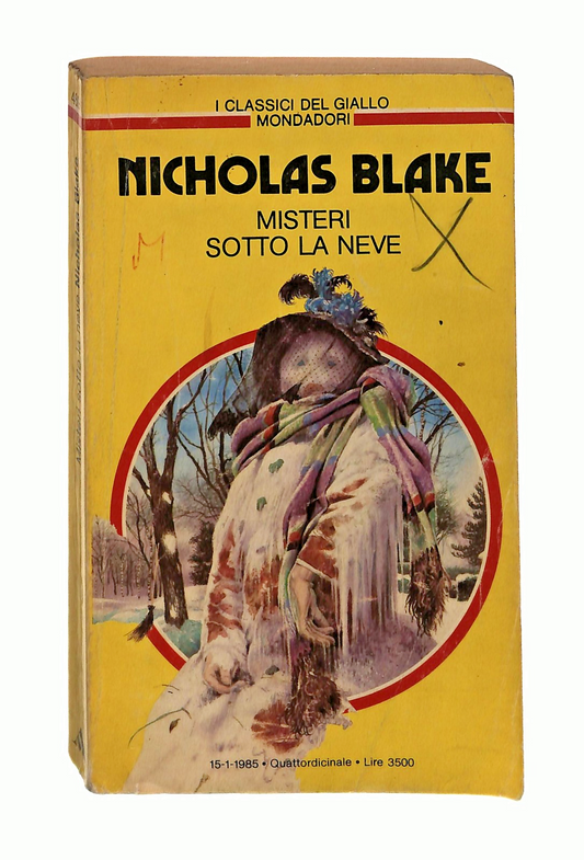 EBOND Nicholas Blake Misteri Sotto La Neve Giallo Mondadori 1984 Libro LI048677