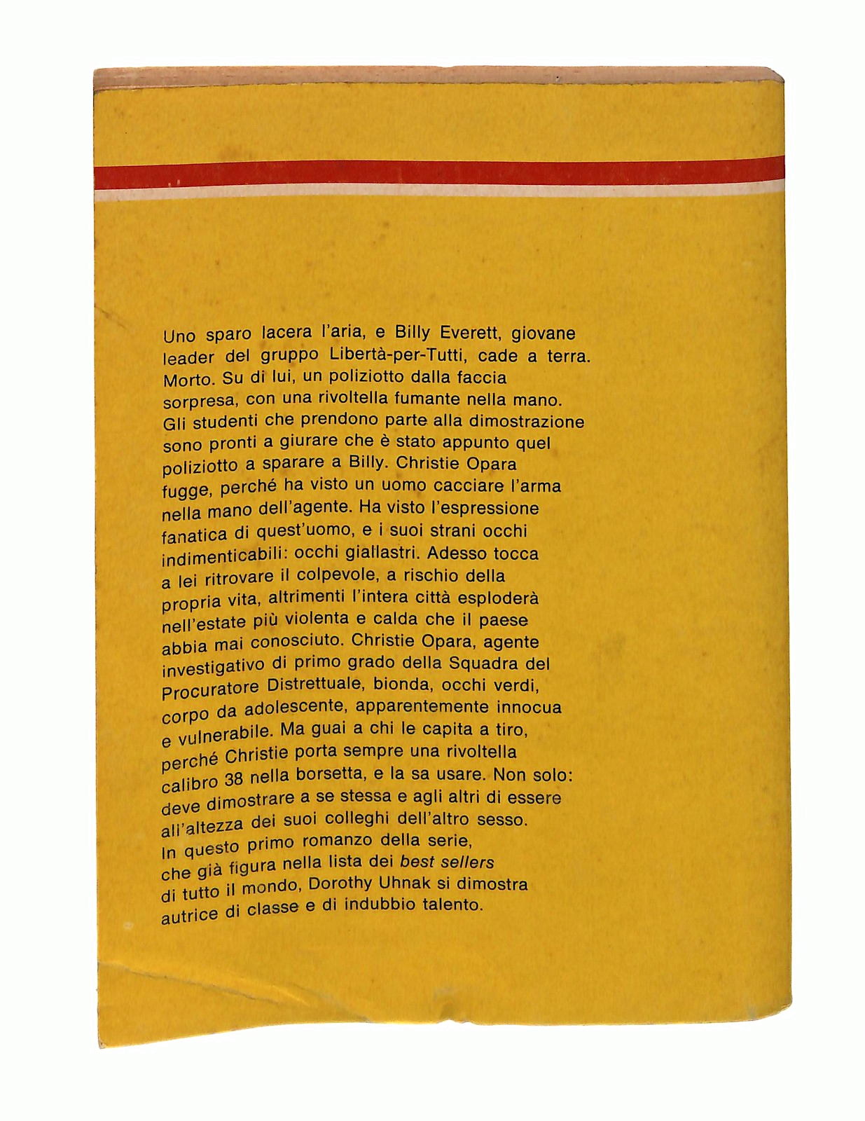 EBOND Christie Opara Agente Investigativo Di Primo Grado Uhnak Libro LI048683