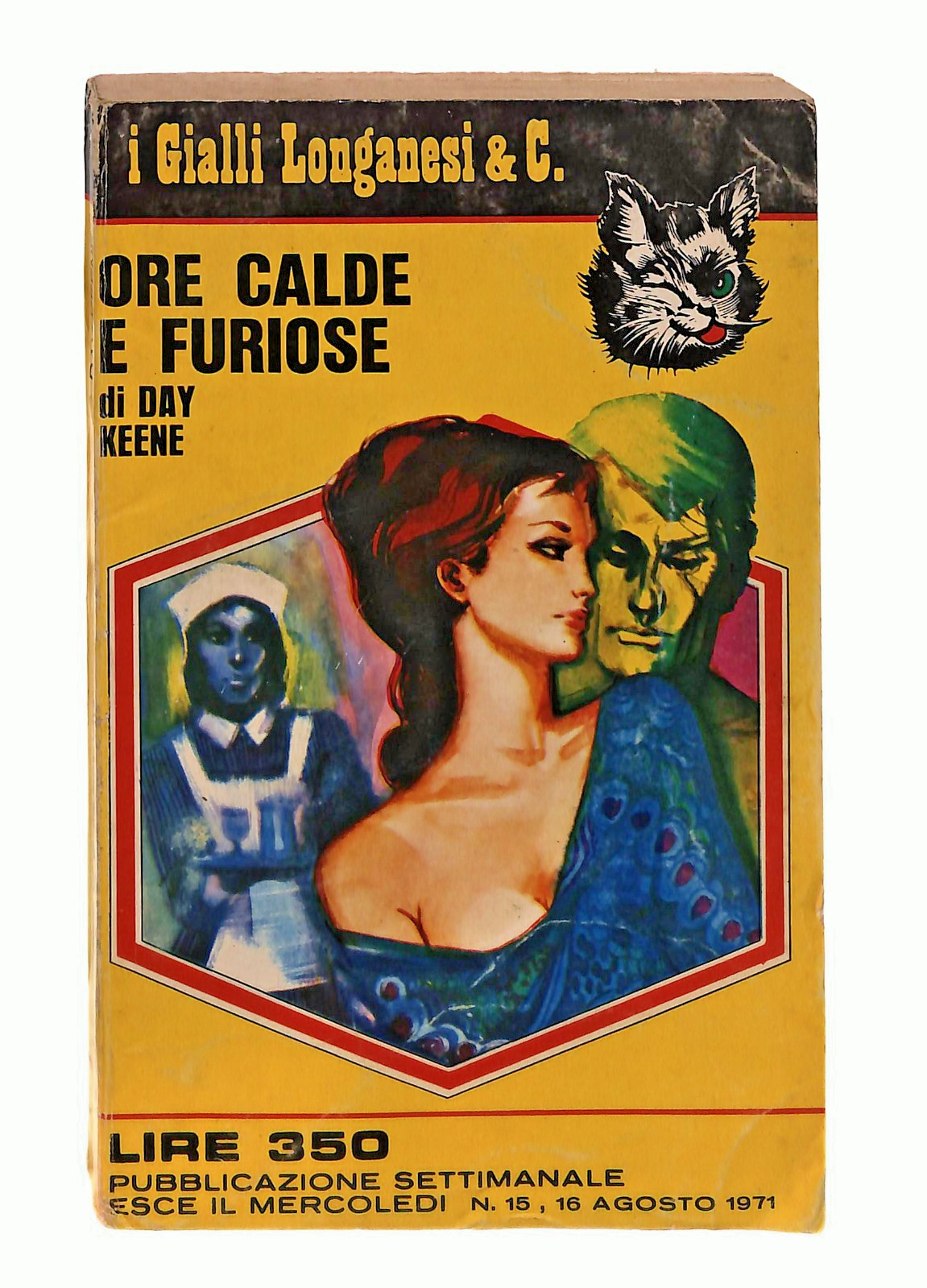 EBOND Ore Calde e Furiose Day Keene Gialli Longanesi 1971 Libro LI048686