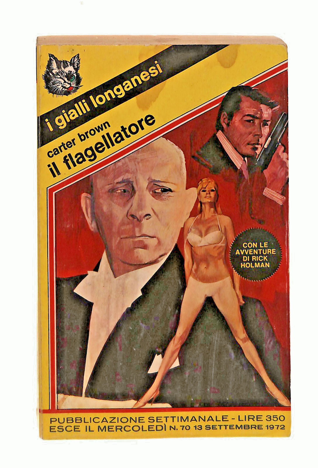 EBOND Il Flagellatore Carter Brown Gialli Longanesi 1972 Libro LI048689