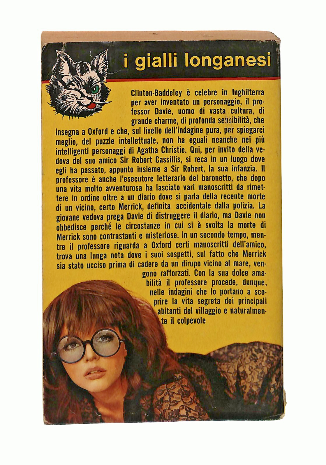 EBOND L Amabile Professor Davie Clinton Baddeley Gialli Longanesi Libro LI048690