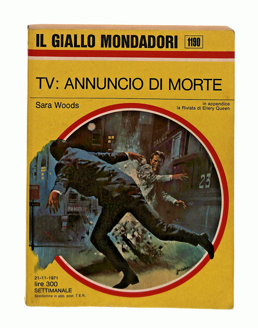 EBOND Tv Annuncio Di Morte Sara Woods Giallo Mondadori 1971 Libro LI048704