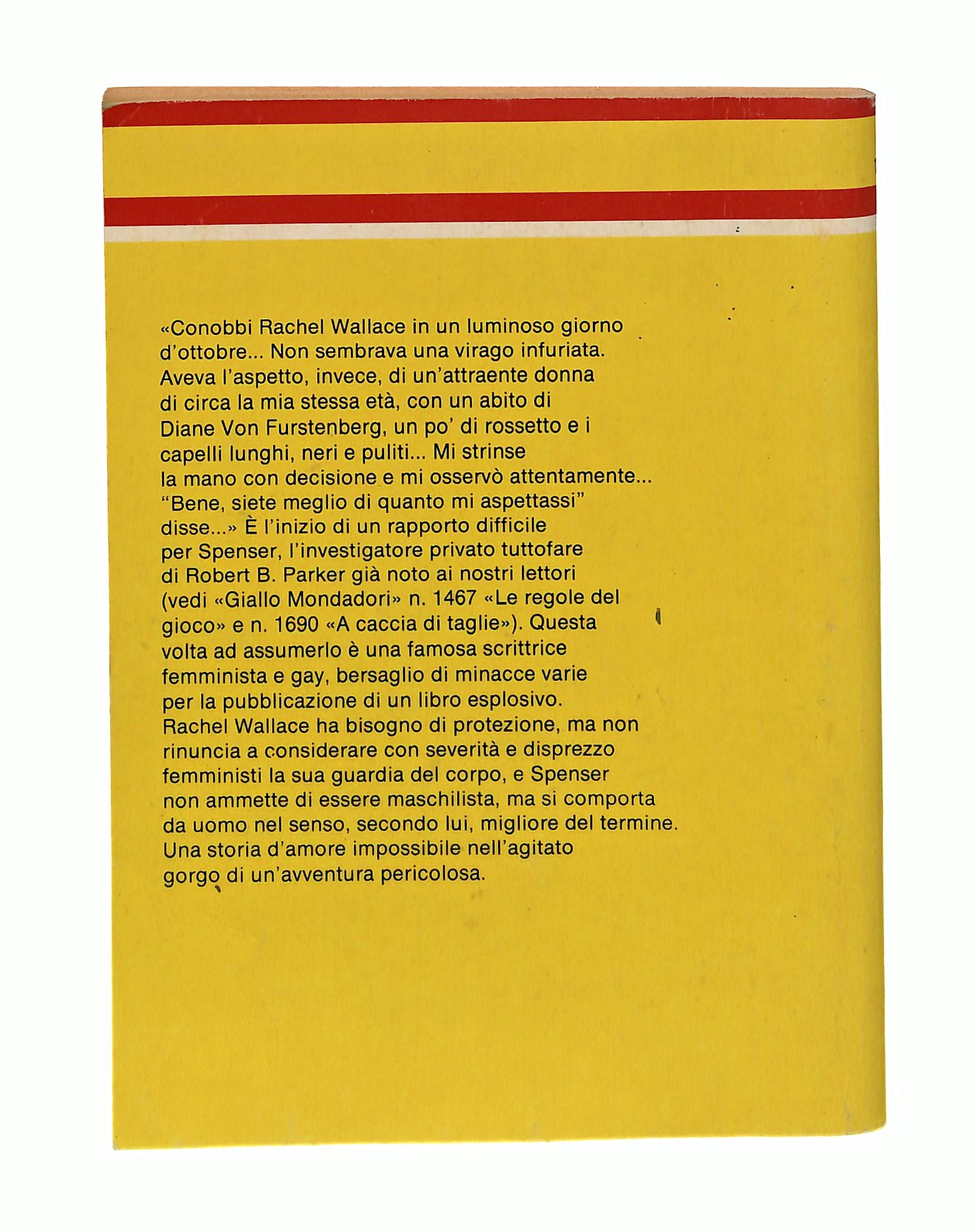 EBOND In Cerca Di Rachel Wallace R B Parker Giallo Mondadori Libro LI048728
