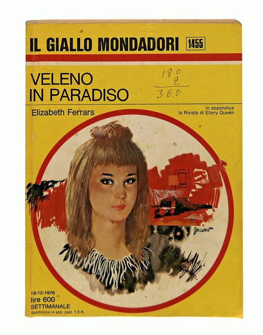 EBOND Veleno In Paradiso E Ferrars Giallo Mondadori 1976 Libro LI048732