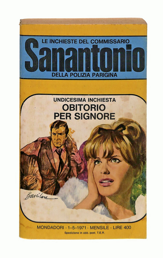 EBOND Obitorio Per Signore Sanantonio Mondadori 1971 Libro LI048740