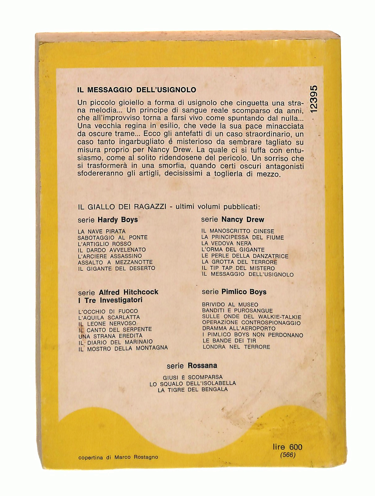 EBOND Il Messaggio Dell Usignolo Keene Giallo Ragazzi Mondadori Libro LI048749