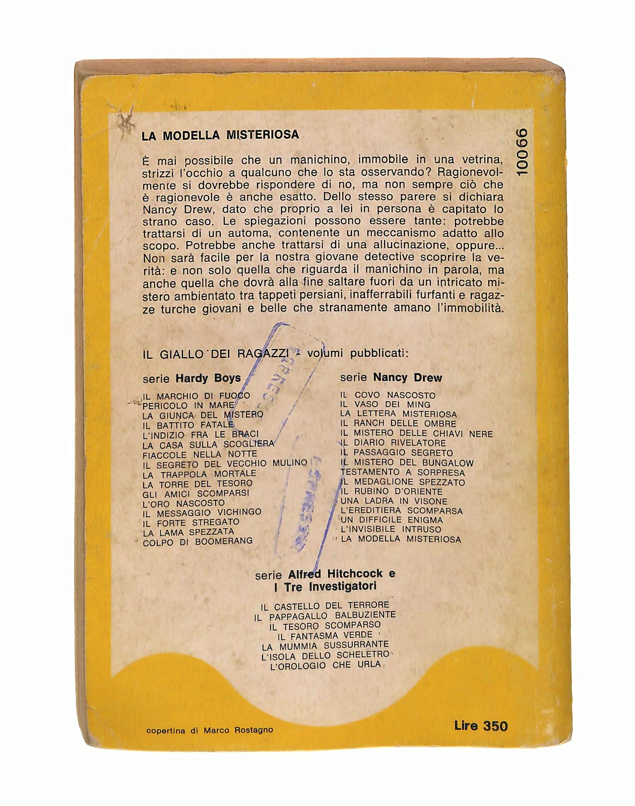EBOND La Modella Misteriosa C Keene Giallo Ragazzi Mondadori Libro LI048754