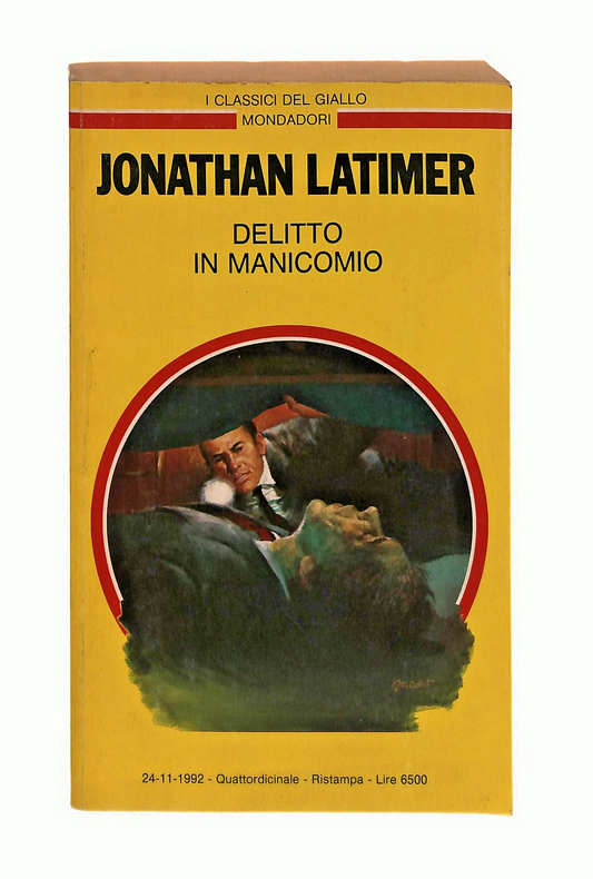 EBOND Delitto In Manicomio Latimer Classici Giallo Mondadori 1992 Libro LI048755
