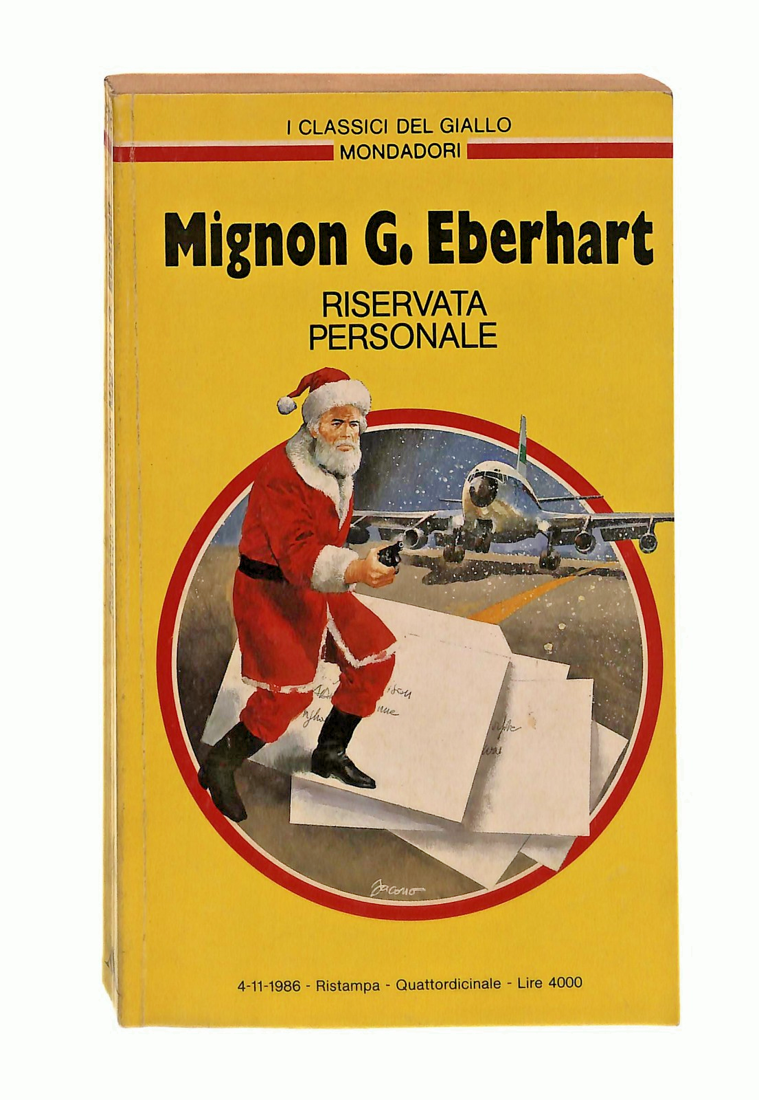 EBOND Riservata Personale Eberhart Classici Giallo Mondadori 1986 Libro LI048756