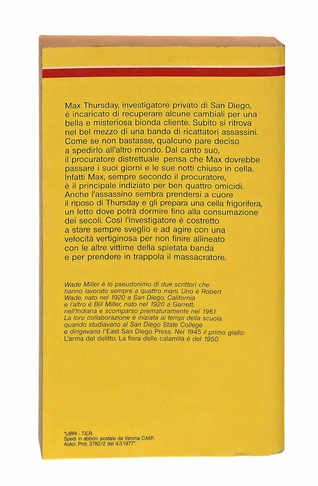 EBOND La Fiera Delle Calamita Miller Classici Giallo Mondadori Libro LI048757