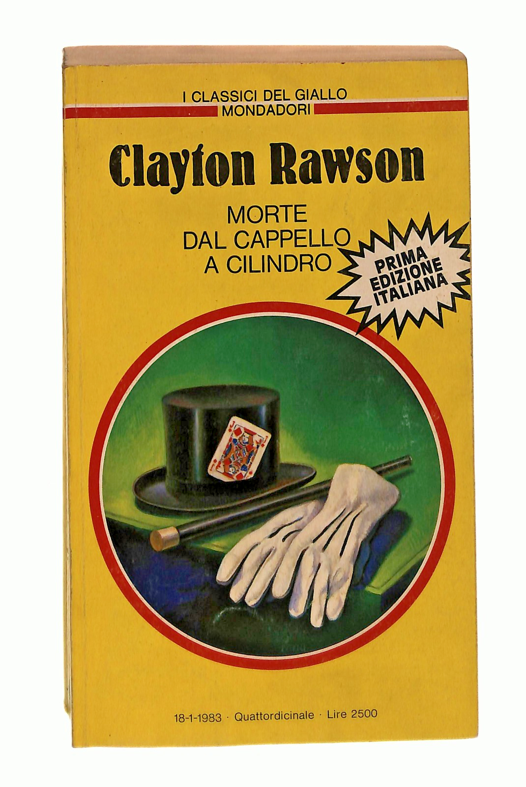 EBOND Morte Dal Cappello a Cilindro Rawson Giallo Mondadori Libro LI048763